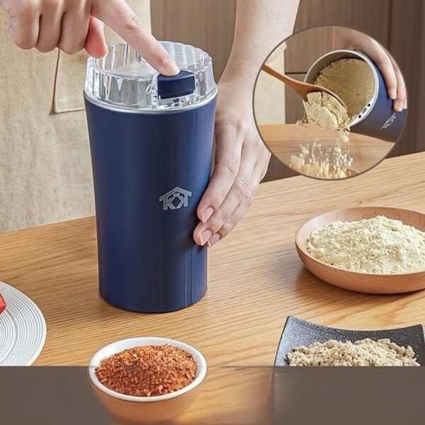 Moulin Électrique Multifonction pour Épices, Graines et Café – Portable & Puissant