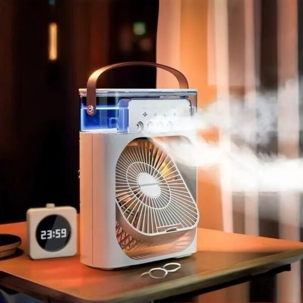 Ventilateur Brumisateur avec Réservoir pour Eau & Glace – Ultra Rafraîchissant
