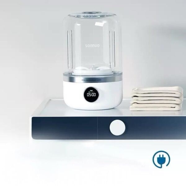 Mini Machine à Laver Portable pour Sous-vêtements & Articles Délicats